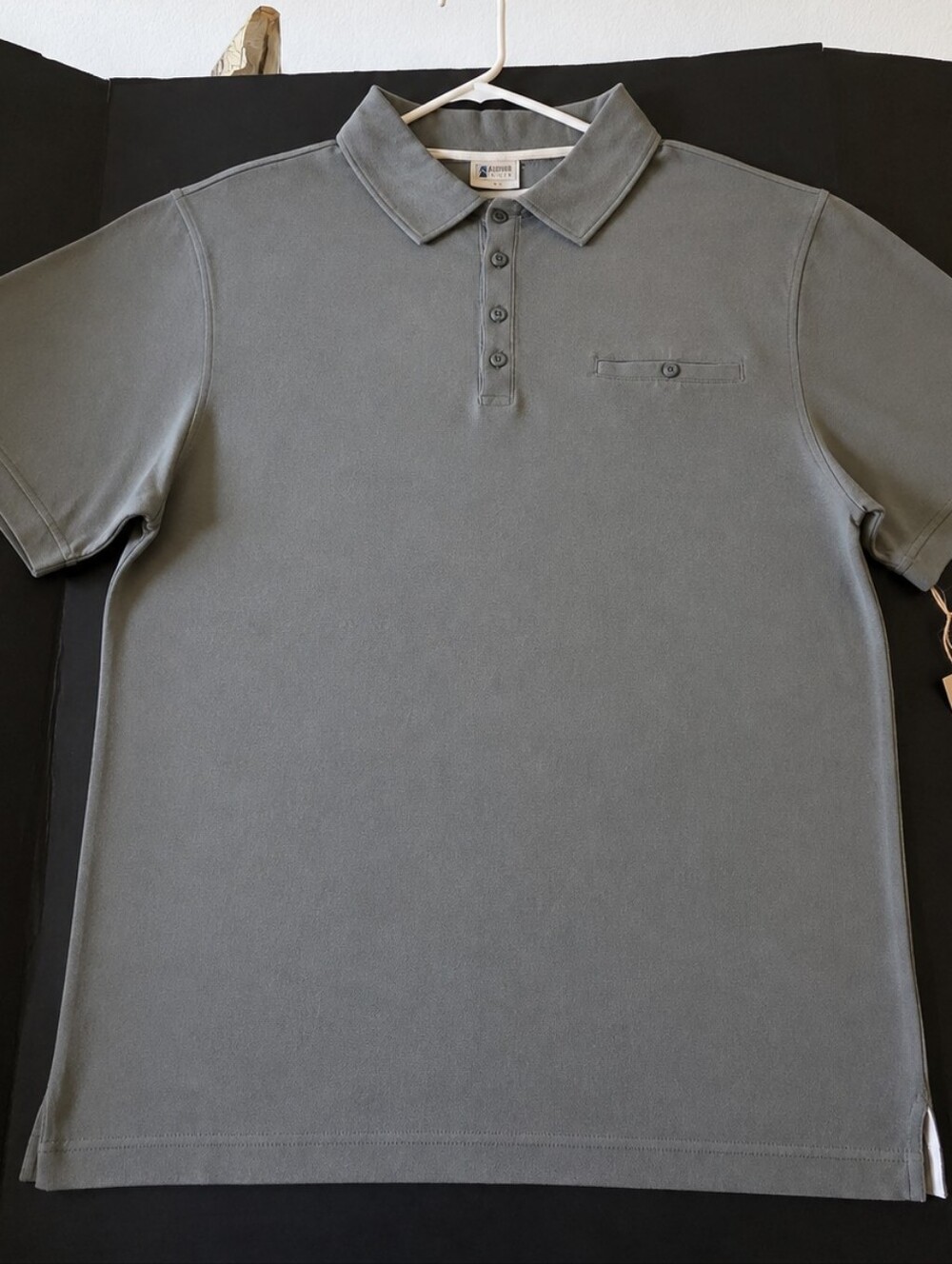 Alpine Design Men's Polo Shirt in ASH GREEN